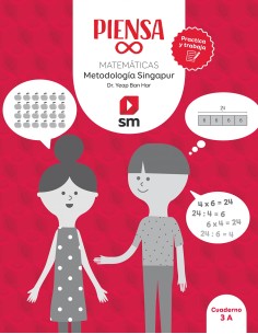 CUADERNO MATEMATICAS 3ºPRIMARIA PIENSA INFINITO PROYECTO SINGAPUR
